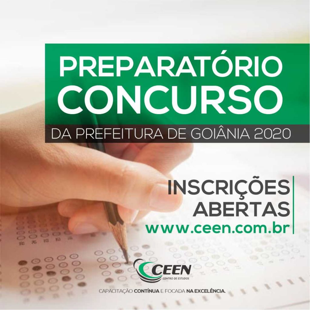 PREPARATÓRIO CEEN CONCURSO PÚBLICO [PREFEITURA DE GOIÂNIA/GO]